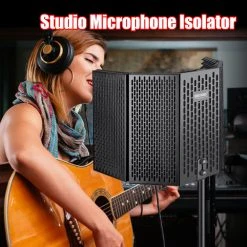 Marque Generique Bouclier D'isolation De Microphone D'enregistrement De Studio Filtre A...