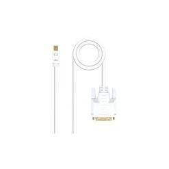 Adaptateur Mini DisplayPort Vers VGA NANOCABLE 10.15.410 Blanc