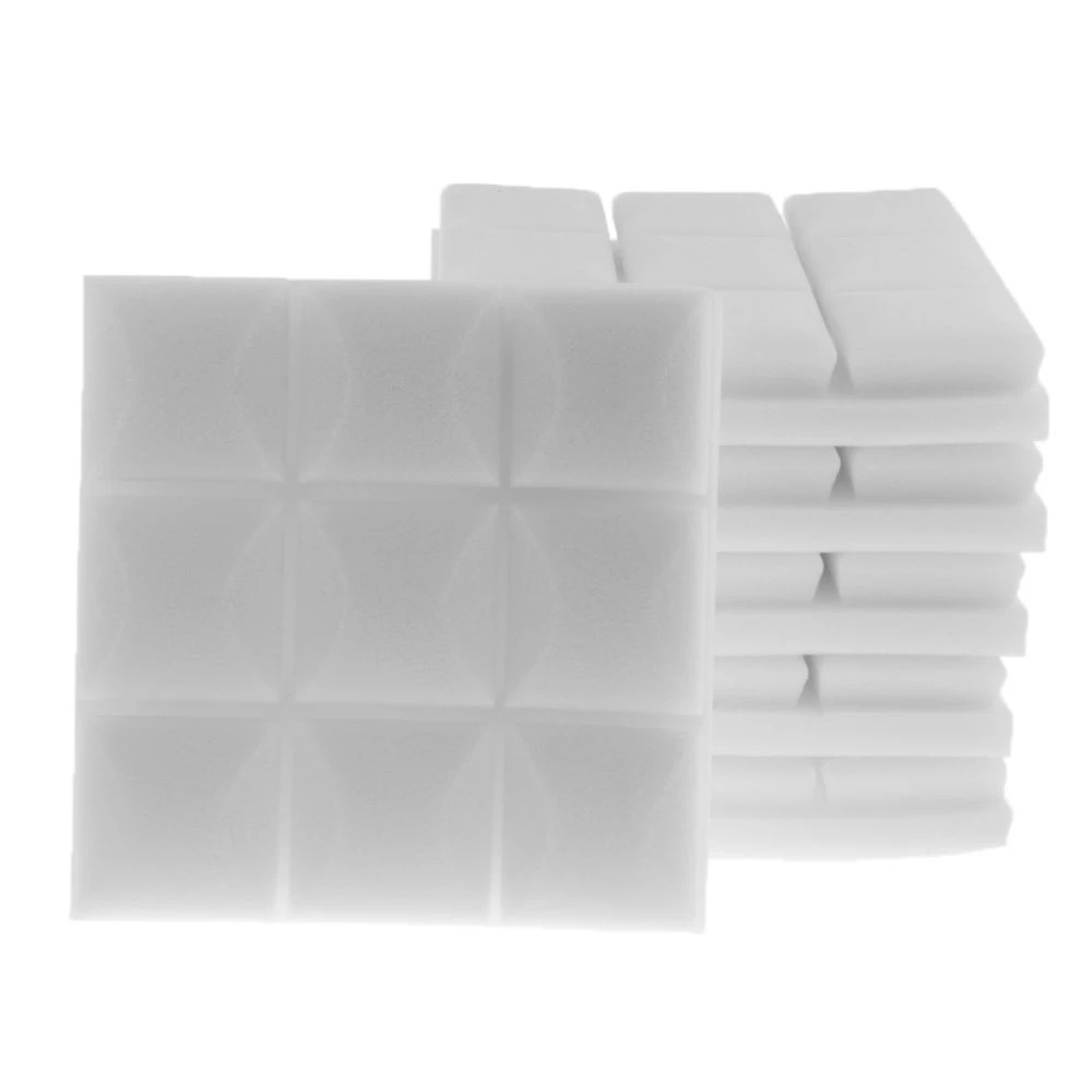 Marque Generique Lot De 12 Panneaux Muraux En Mousse Acoustique Pour Isolation Acoustiq... - Image 4
