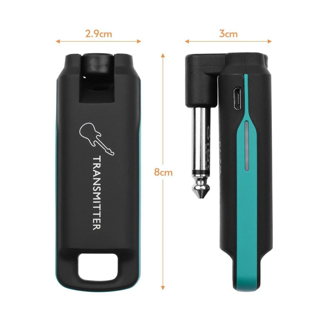 Justgreenbox Ensemble De Récepteur D'émetteur De Guitare UHF Mini Système Sans F...