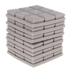 Marque Generique 6pcs Panneaux Acoustiques D'absorption Acoustique De Mousse De Cale Po...