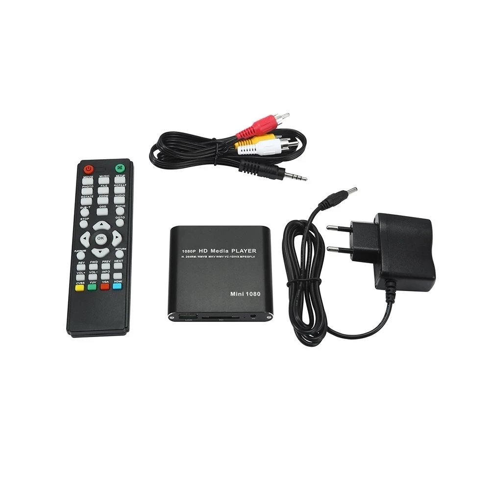 Wewoo Passerelle Multimédia MINI 1080P Full HD Media USB HDD Boîtier De Le... - Image 4