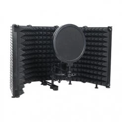 Marque Generique Réglable Microphone Bouclier Isolement, Mic Filtre Pare-Brise Masque...