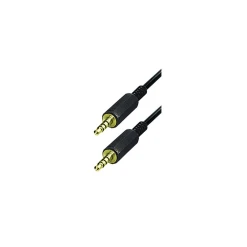 Divers Marques CABLE JACK-MALE-4POL.3.5MM JACK MALE-4PO POUR TV AUDIO TELEPHONIE - 9...