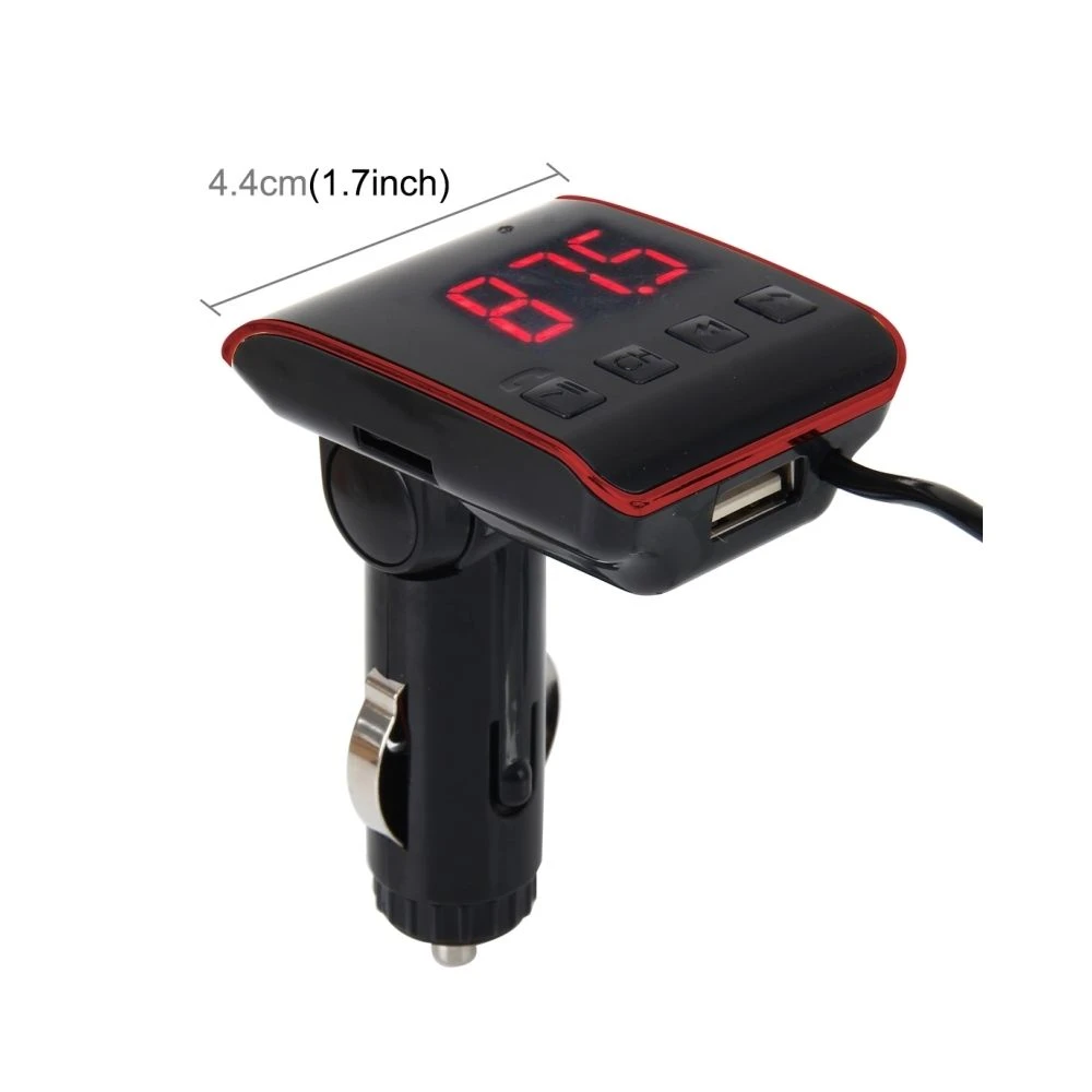 Wewoo Transmetteur FM Auto 12-24V 2.1A Voiture Lecteur De Musique MP3 Multi-... - Image 2