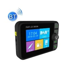 Wewoo Transmetteur FM Auto DAB-C6 Voiture DAB Récepteur Radio Numérique Bl...